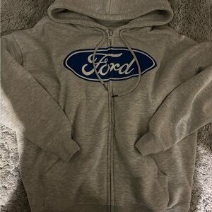 Ford Blue and Gray Hoodie